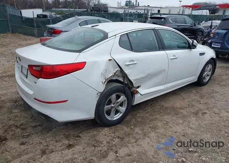 2015 Kia Optima Lx из США, поврежденный, VIN KNAGM4A71F5552363